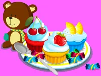 image bg Cooking Colorful Cupcakes