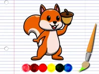 image bg Squirrel Coloring Adventure