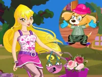 image bg Winx Stella and Puppy