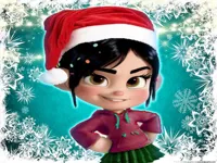 image bg Vanellope Von Schweetz Christmas Dress Up
