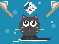 image bg The Cat Drink Milk