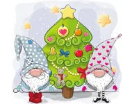 image bg Cute Gnomes Hidden Stars