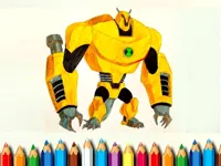 image bg Ben10 Monsters Coloring