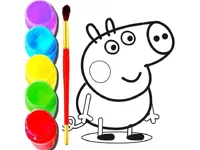 image bg BTS Peppa Pig Coloring