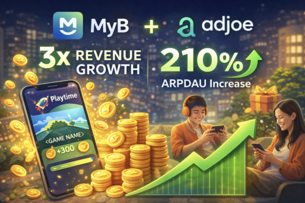 MyB Reports 3× Revenue Growth and 210% ARPDAU Boost with adjoe’s Playtime